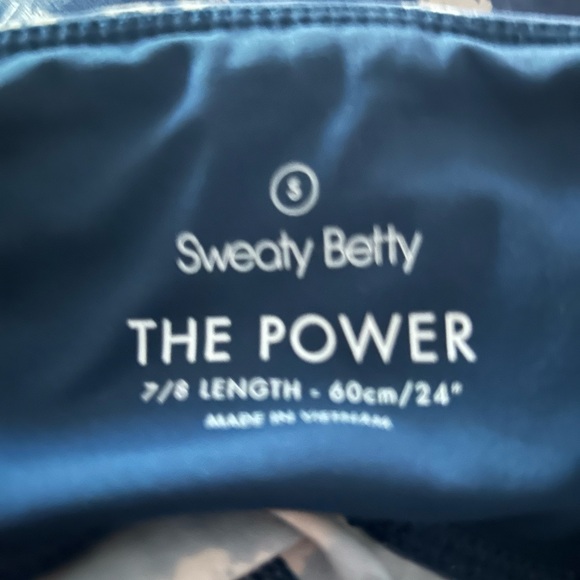 Sweaty Betty THE POWER 7/8 Length Leggings Size Small - Picture 4 of 4